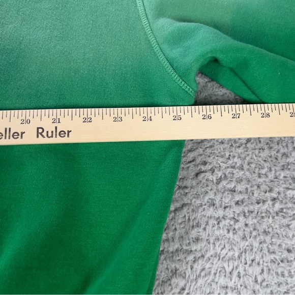 Playboy By Pacsun Sweatshirt Womens Small Green Crew Neck Embroidered Floral Y2K - Picture 8 of 9